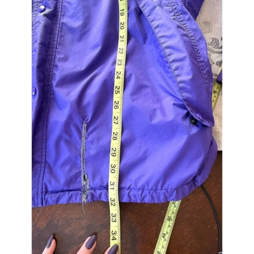 90s Vintage Marmot MemBrain Waterproof Hooded Rain Jacket Purple‎ Oversized 90s